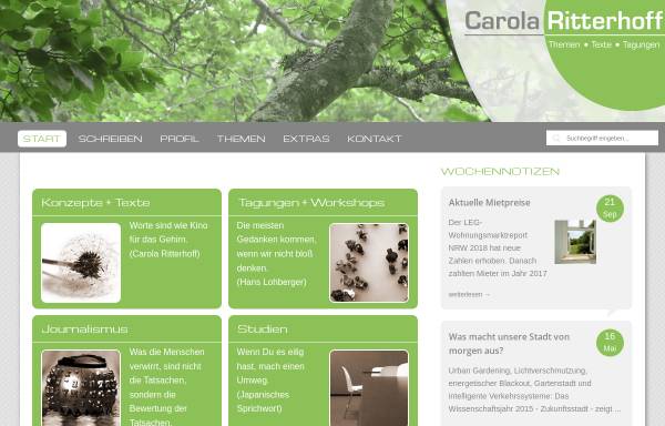 Vorschau von www.carolaritterhoff.de, Fairplay Projekt PR - Carola Ritterhoff
