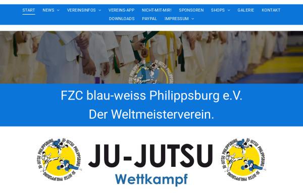 Vorschau von jujutsu-philippsburg.de, FZC blau-weiß Philippsburg e.V.