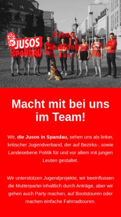 Vorschau der mobilen Webseite www.jusos-spandau.de, Jusos Spandau