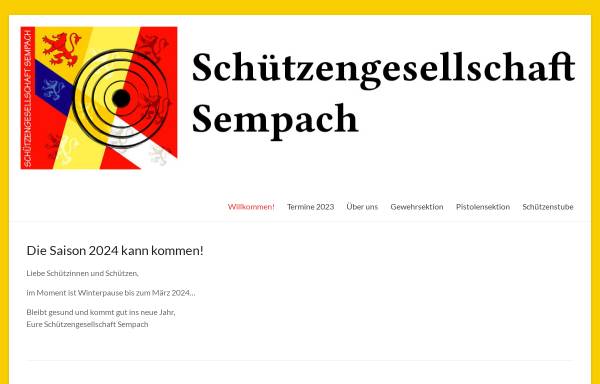 Vorschau von www.sgsempach.ch, Schützengesellschaft Sempach