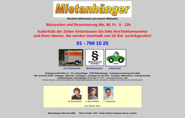 Vorschau von www.mietanhaenger.at, AVK Mietanhänger
