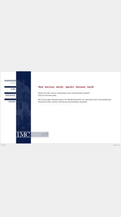 Vorschau der mobilen Webseite www.imc-pr.de, IMC International Marketing Communications - Richard T. Lane