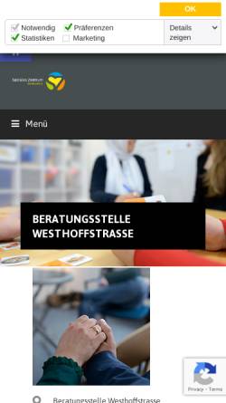 Vorschau der mobilen Webseite www.suchtvorbeugung-dortmund.de, Fachstelle für Suchtvorbeugung