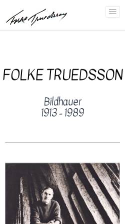 Vorschau der mobilen Webseite www.folketruedsson.ch, Truedsson, Folke (1913-1989)