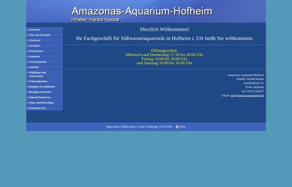 Vorschau von www.amazonasaquarium.de, Amazomas-Aquarium-Hofheim
