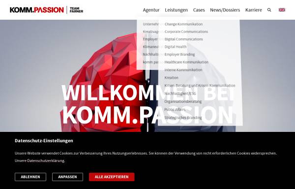 Vorschau von www.komm-passion.de, Komm.passion GmbH (GPRA)