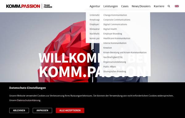 Vorschau von www.komm-passion.de, Komm.passion GmbH (GPRA)