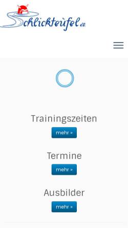 Vorschau der mobilen Webseite www.schlickteufel.de, Schlickteufel, Elmshorn