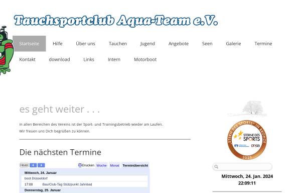 Vorschau von www.aqua-team-ev.de, TSC 