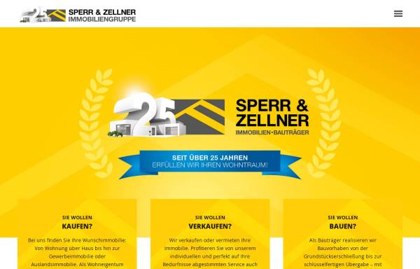 Vorschau von www.sperr-zellner.de, Sperr & Zellner Immobilien GmbH