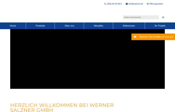 Vorschau von www.salzner.de, Werner Salzner GmbH