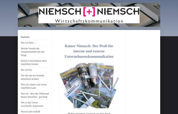 Vorschau von www.niemsch.de, Niemsch + Niemsch Wirtschaftskommunikation GbR