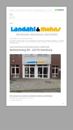 Vorschau der mobilen Webseite www.landahlundmohns.de, Landahl & Mohns GmbH