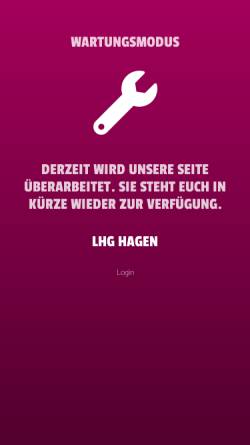 Vorschau der mobilen Webseite www.lhg-hagen.de, LHG - Liberale Hochschulgruppe Hagen