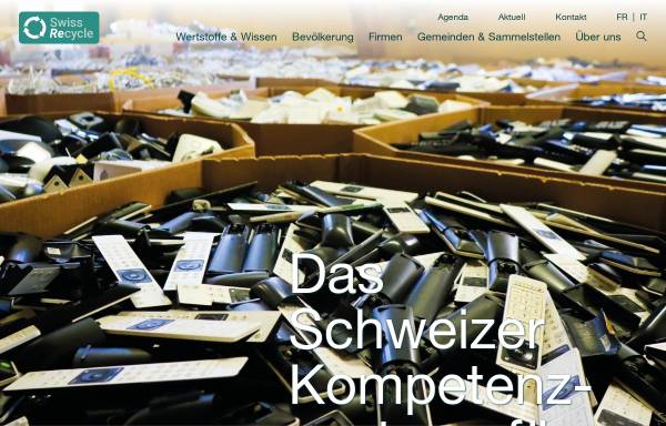 Vorschau von www.swissrecycling.ch, Verein Swiss Recycling