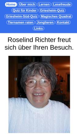 Vorschau der mobilen Webseite roselind-richter.de, Richter, Roselind