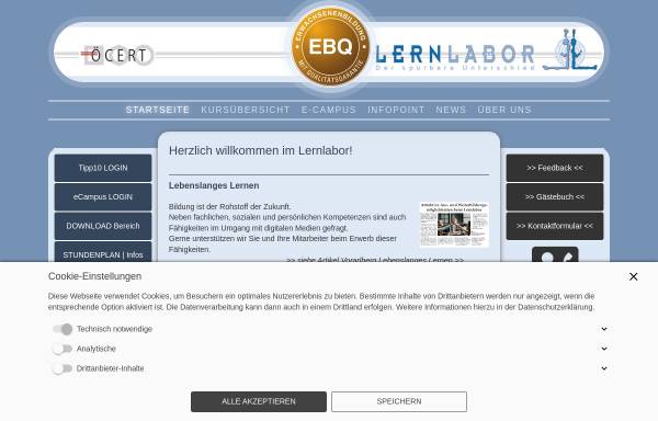 Vorschau von www.lernlabor.at, Lernlabor, Alberschwende