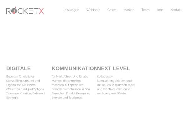 Vorschau von www.rocket-x.de, Rocket X GmbH