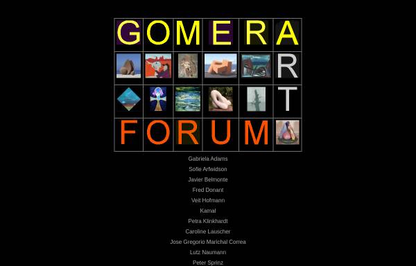 Vorschau von www.forum-art.de, Gomera Art Forum für Kunst der Gegenwart