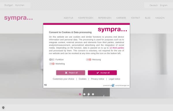 Vorschau von www.sympra.de, Sympra GmbH (GPRA)