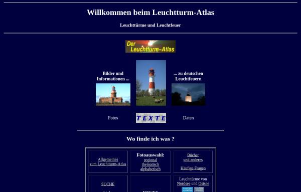 Vorschau von www.leuchtturm-atlas.de, Leuchtturm-Atlas
