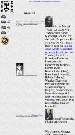 Vorschau der mobilen Webseite kiel-karate.de, GoJu-Ryu Karate im Wiker Sportverein, Kiel