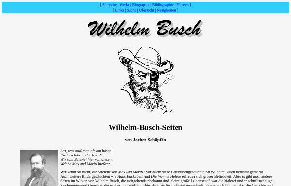 Vorschau von www.wilhelm-busch-seiten.de, Wilhelm-Busch-Seiten
