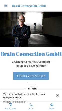 Vorschau der mobilen Webseite brain-connection.business.site, Brain Connection GmbH - Technologie- und Innovationsmanagement