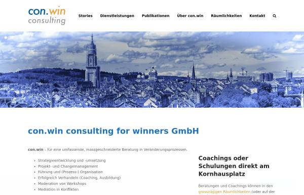Vorschau von www.conwin.ch, Con.Win Consulting for winners GmbH
