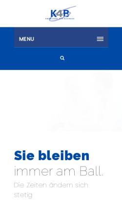 Vorschau der mobilen Webseite k4b.ch, Knowledge for Business GmbH