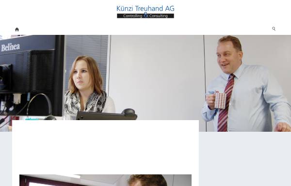 Vorschau von www.k-treuhand.ch, Künzi Treuhand - Controlling & Consulting