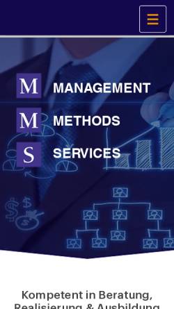 Vorschau der mobilen Webseite www.mms-consulting.ch, MMS Consulting