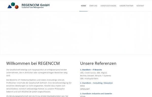 Vorschau von www.regenccm.ch, RegenCCM GmbH