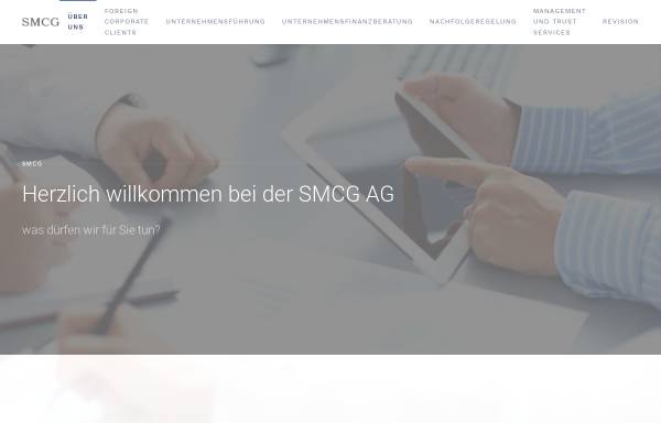 Vorschau von www.smcg.ch, SMCG Senior Management Consulting Group AG