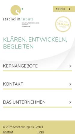 Staehelin Inputs