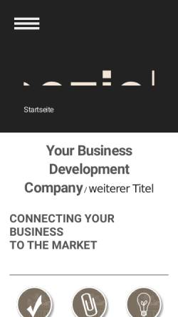Vorschau der mobilen Webseite www.maegerle.ch, Unternehmenspraxis für Geschäftsbeziehungen AG