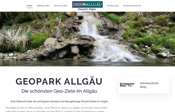 Vorschau von www.geopark-allgaeu.de, Geopark Allgäu