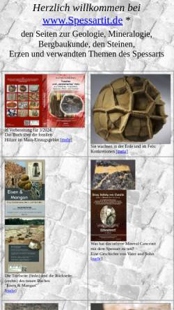 Vorschau der mobilen Webseite www.spessartit.de, Mineralogie und Geologie des Spessarts