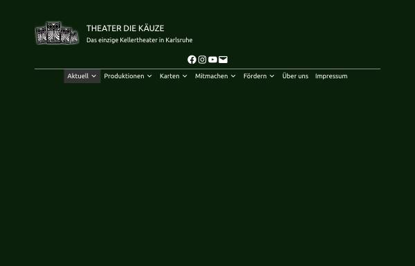 Vorschau von www.kaeuze-theater.de, Theater 