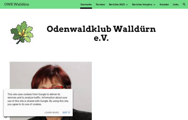 Vorschau von www.odenwaldklub-wallduern.de, Odenwaldklub Ortsgruppe Walldürn