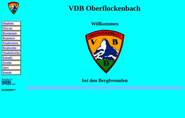 Vorschau von www.bergfreunde-oberflockenbach.de, Verein der Bergfreunde Oberflockenbach