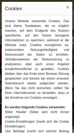 Vorschau der mobilen Webseite www.sachsenbowler.de, Sektion Bowling Sachsen