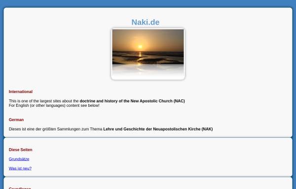 Vorschau von www.naki.de, Armin Heinrich über die NAK