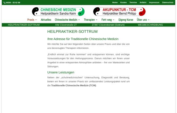 Vorschau von www.akupunktur-verden.de, Heilpraxis für Akupunktur