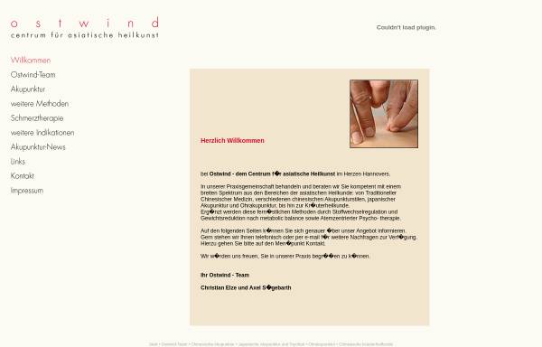 Vorschau von www.ostwind-akupunktur.de, Ostwind - Centrum für Asiatische Heilkunst