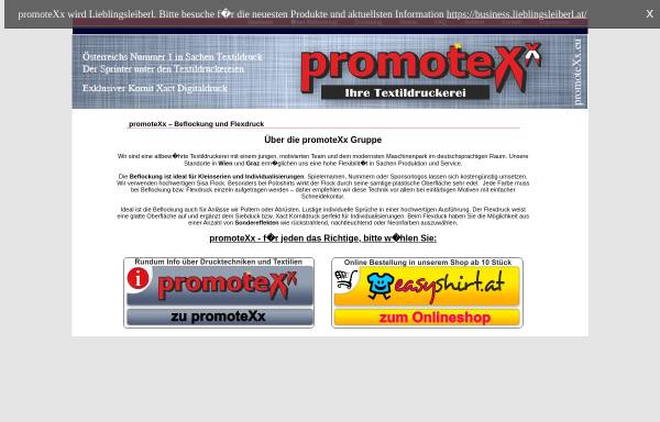 promoteXx - Ihre Textildruckerei, Werner Hintsteiner