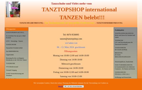 Vorschau von www.tanztopshop.com, TanzTopShop