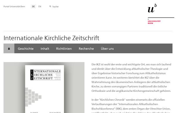 Internationale Kirchliche Zeitschrift (IKZ)