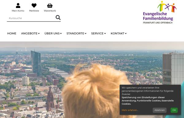Vorschau von www.familienbildung-ffm.de, Evangelische Familienbildung Frankfurt