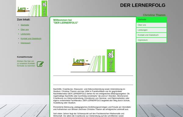 Vorschau von www.der-lernerfolg.de, Der Lernerfolg